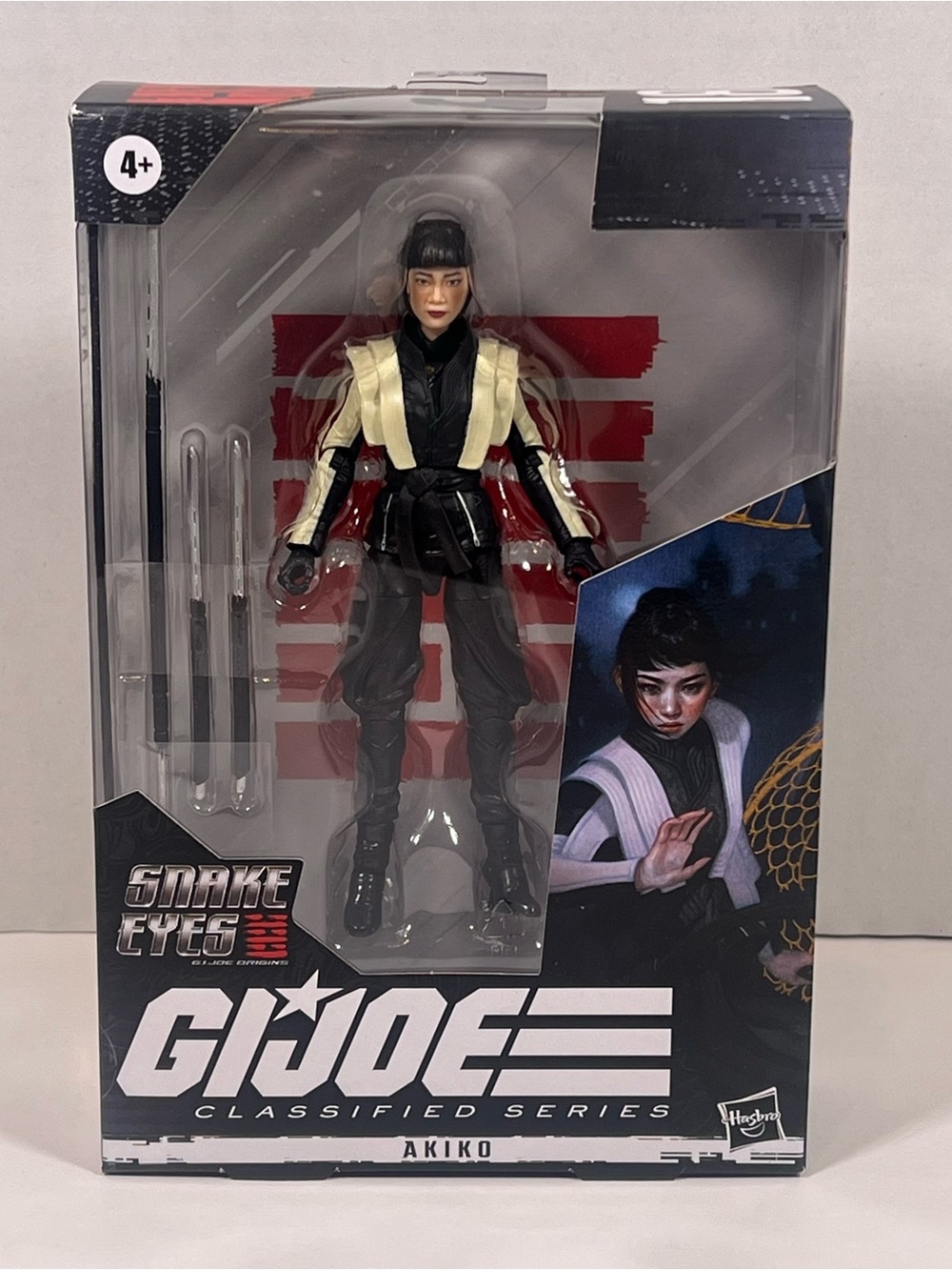 Hasbro G.I. JOE Akiko Action Figure - Black, Cream, Red